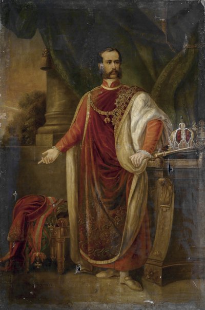 Keizer Franz Joseph I door Adolf von Schallberg